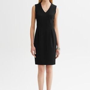 Banana Republic Black Midi Dress